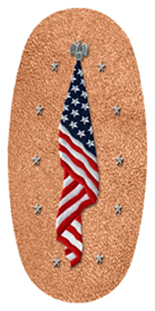 DASOV 421 SH CP Flag at Rest Shimmer Copper